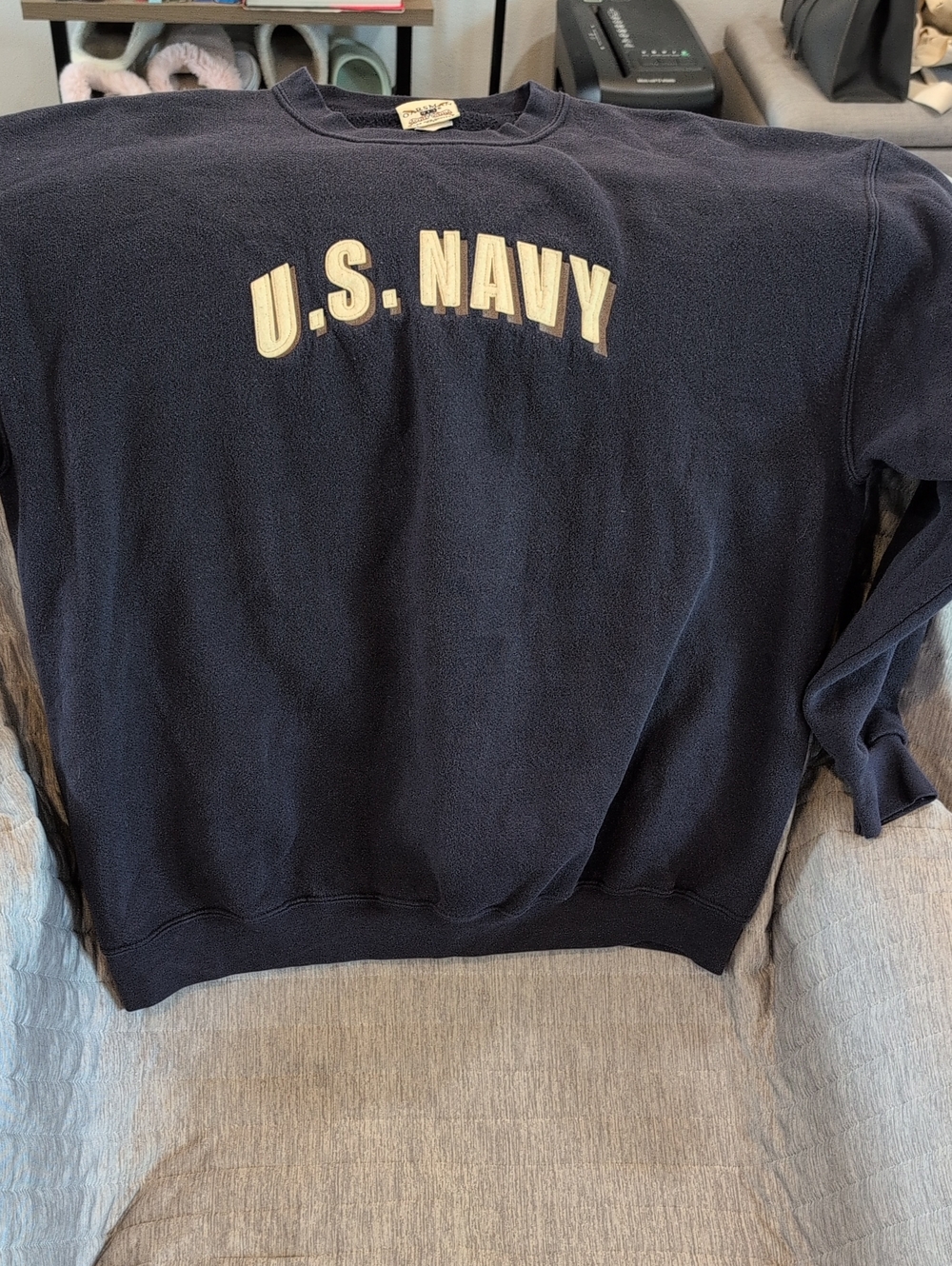 U.S. NAVY Navy Blue Crewneck Sweatshirt